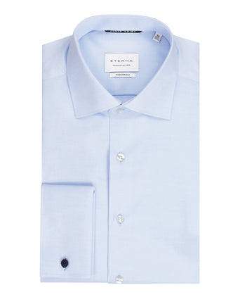 Eterna Overhemd Dubbel Manchet Modern Fit | Blauw