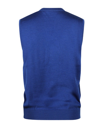 Maerz Slipover Merino Wol | Blauw