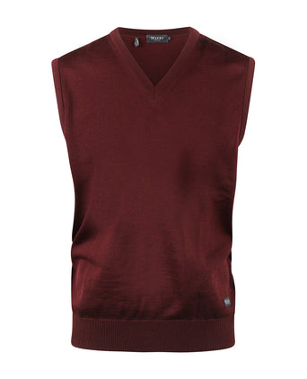 Maerz Slipover Merino Wol | Rood