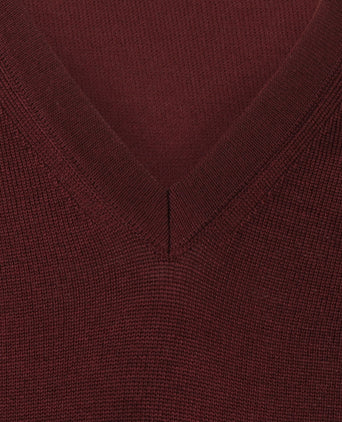 Maerz Slipover Merino Wol | Rood