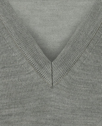 Maerz Slipover Merino Wol | Groen