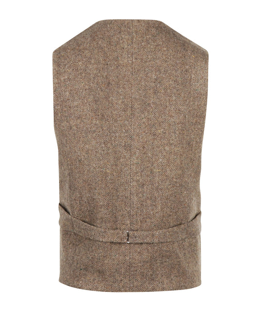 Gilet Celtic Tweed | Licht Bruin