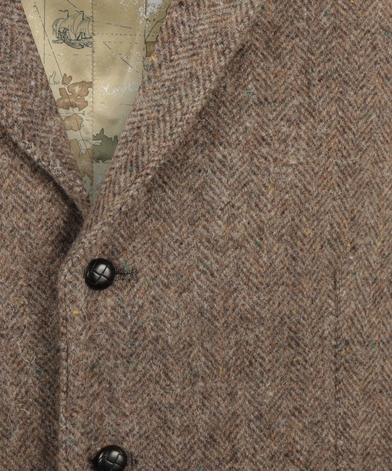 Irische Tweedweste | Braun