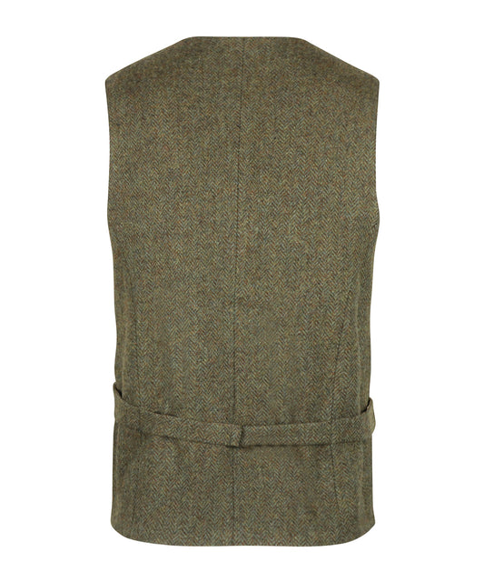 Gilet Celtic Tweed | Mos Groen
