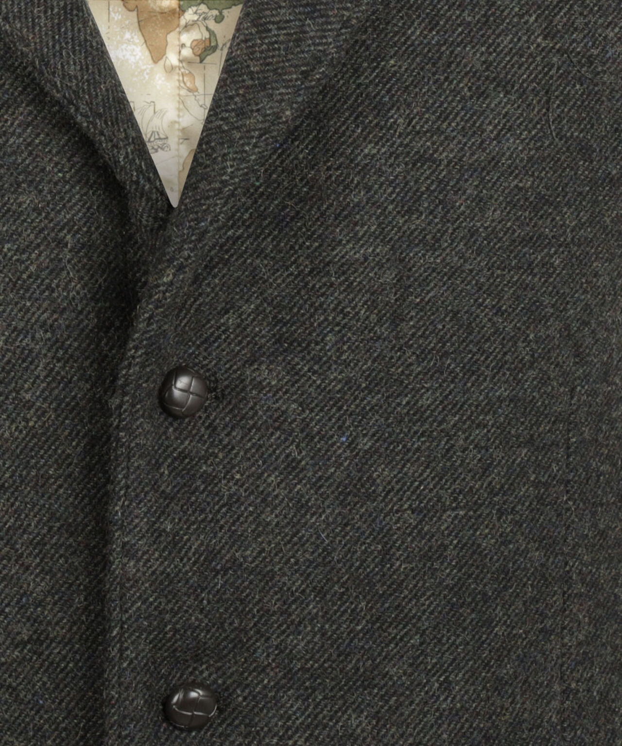 Irische Tweedweste | Grün