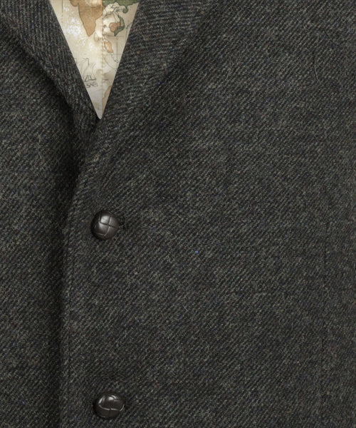 Iers Tweed Gilet | Groen