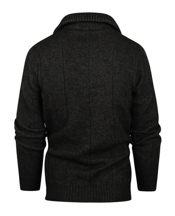 Trui Javelin hoge rits | Bruin