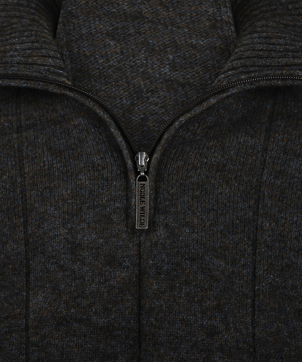 Javelin Pullover mit hohem Reißverschluss | Braun