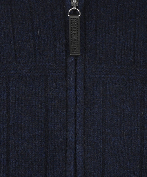 Noble Wilde Ritsvest Lancaster | Navy Blauw
