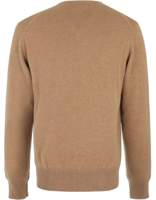 V-Hals Camelhair | Natural