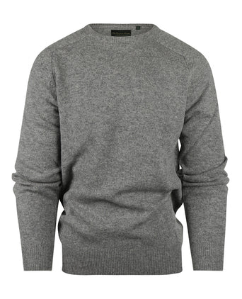 Pullover Lamswol ronde hals | Grijs