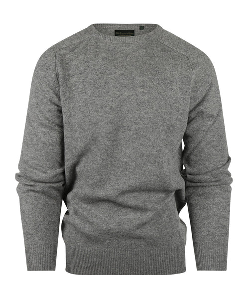 Pullover Lamswol ronde hals | Grijs