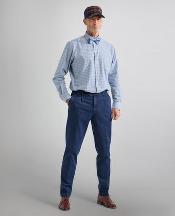 Katoenen Overhemd Button Down Regular Fit | Blauw