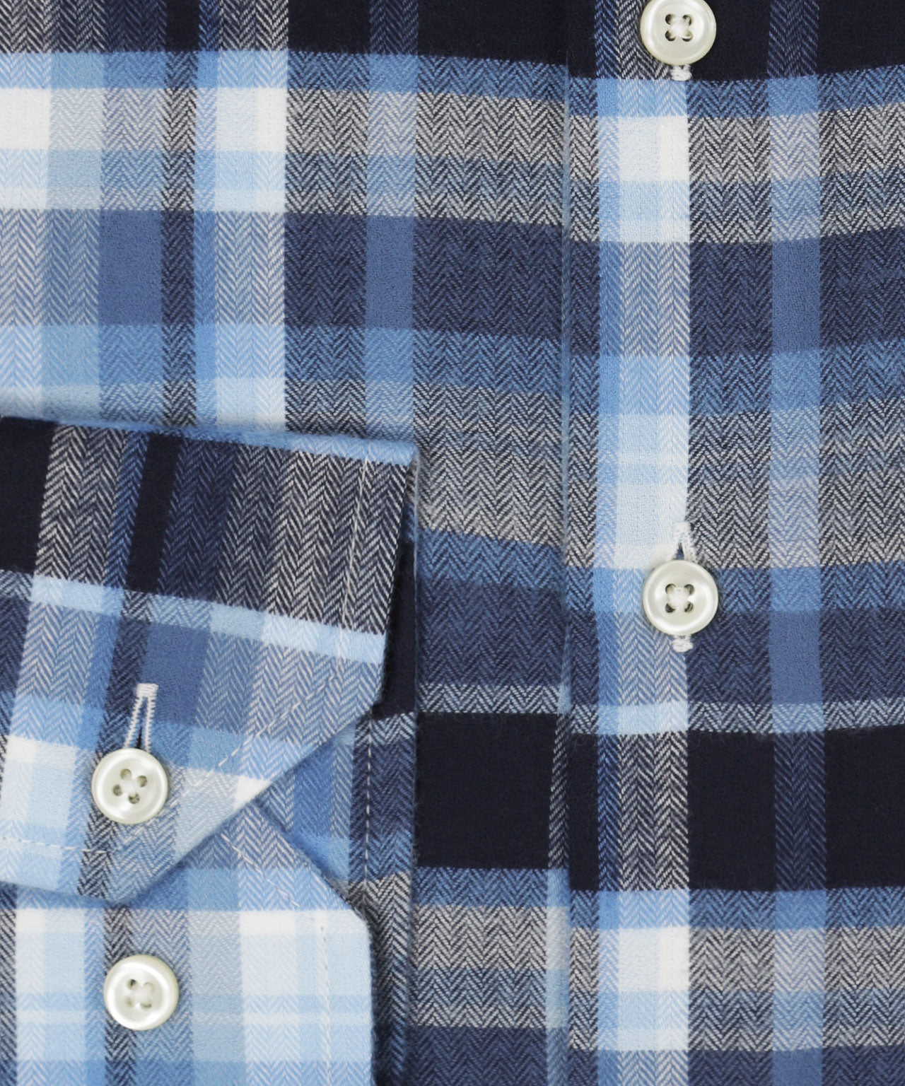 Cotton Shirt Button Down Regular Fit | Blue