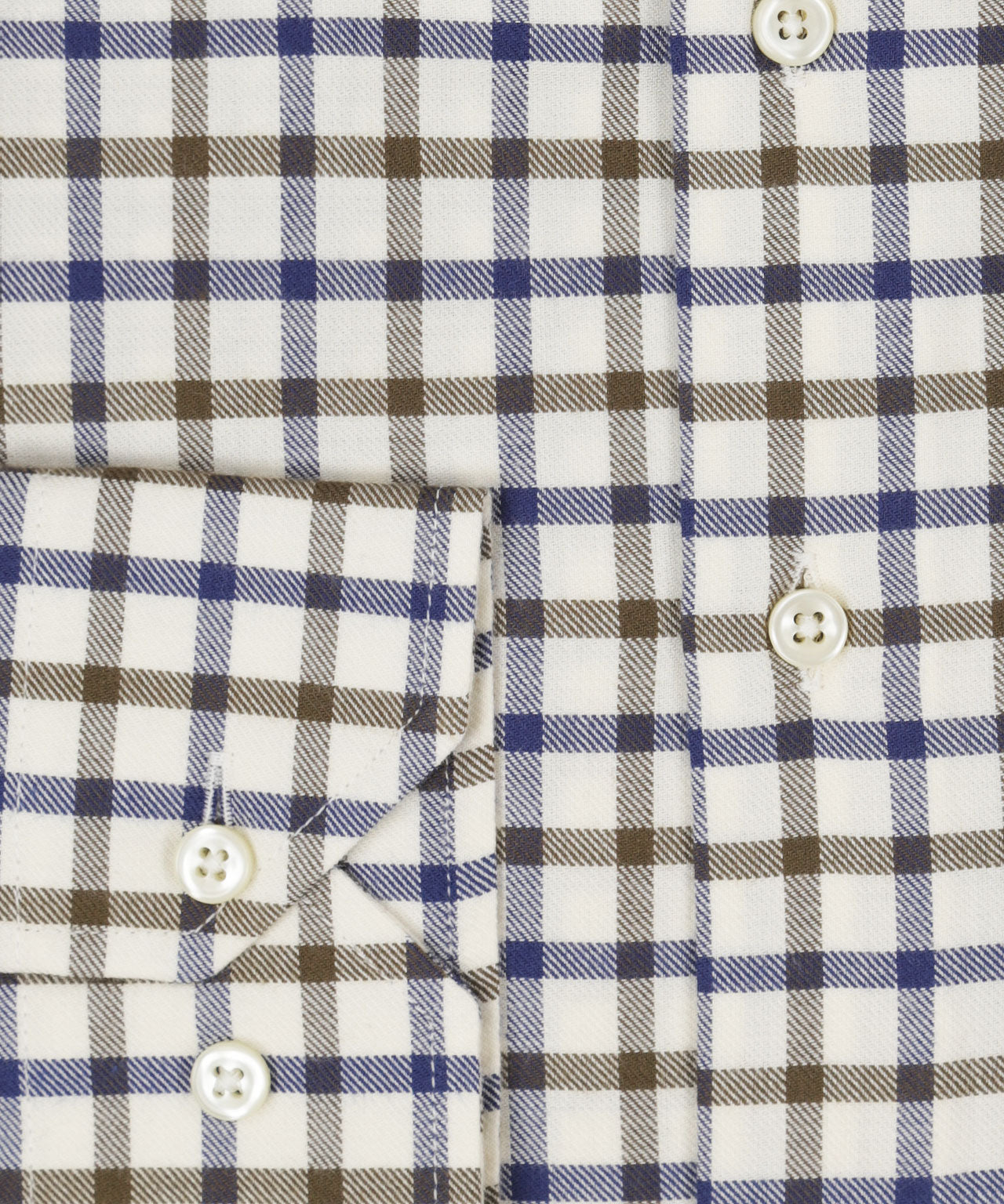 Cotton Shirt Button Down Regular Fit | Brown
