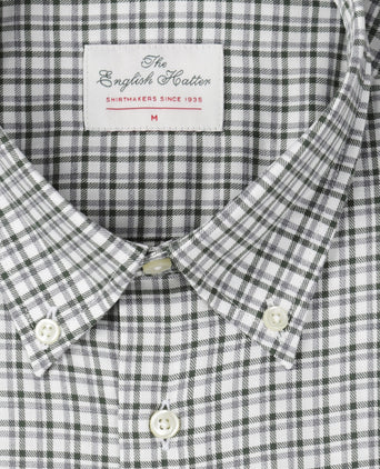 Katoenen Overhemd Button Down Regular Fit | Groen