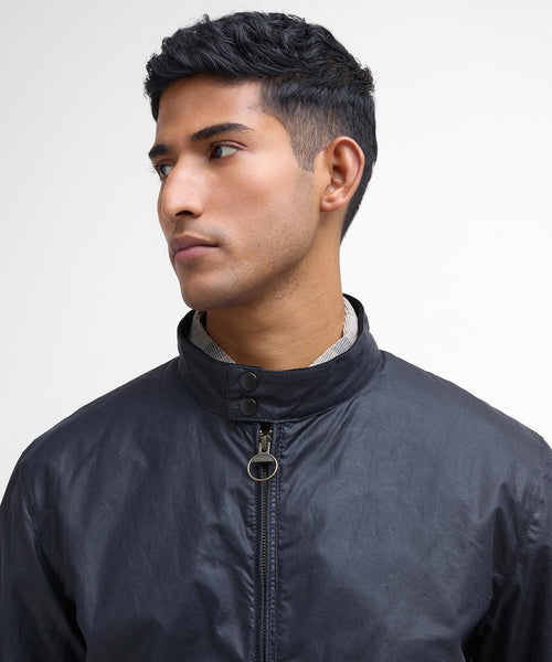 Wax jacket Lightweight Royston | Navy Blauw