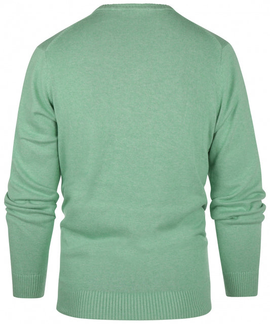 Katoen V-Hals Pullover |
