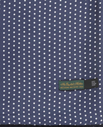 Sjaal Zijden en Lamswol spots | Blauw