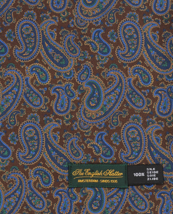 Zijden sjaal met wollen tegenvoering | Rood