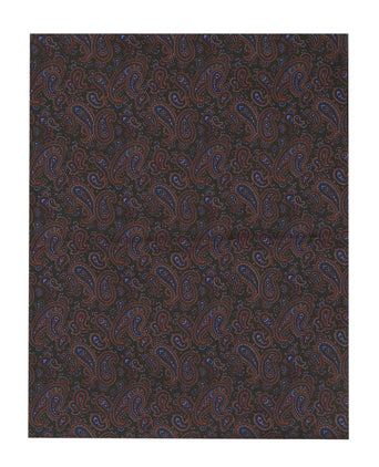 Zijden sjaal met wollen tegenvoering | Groen