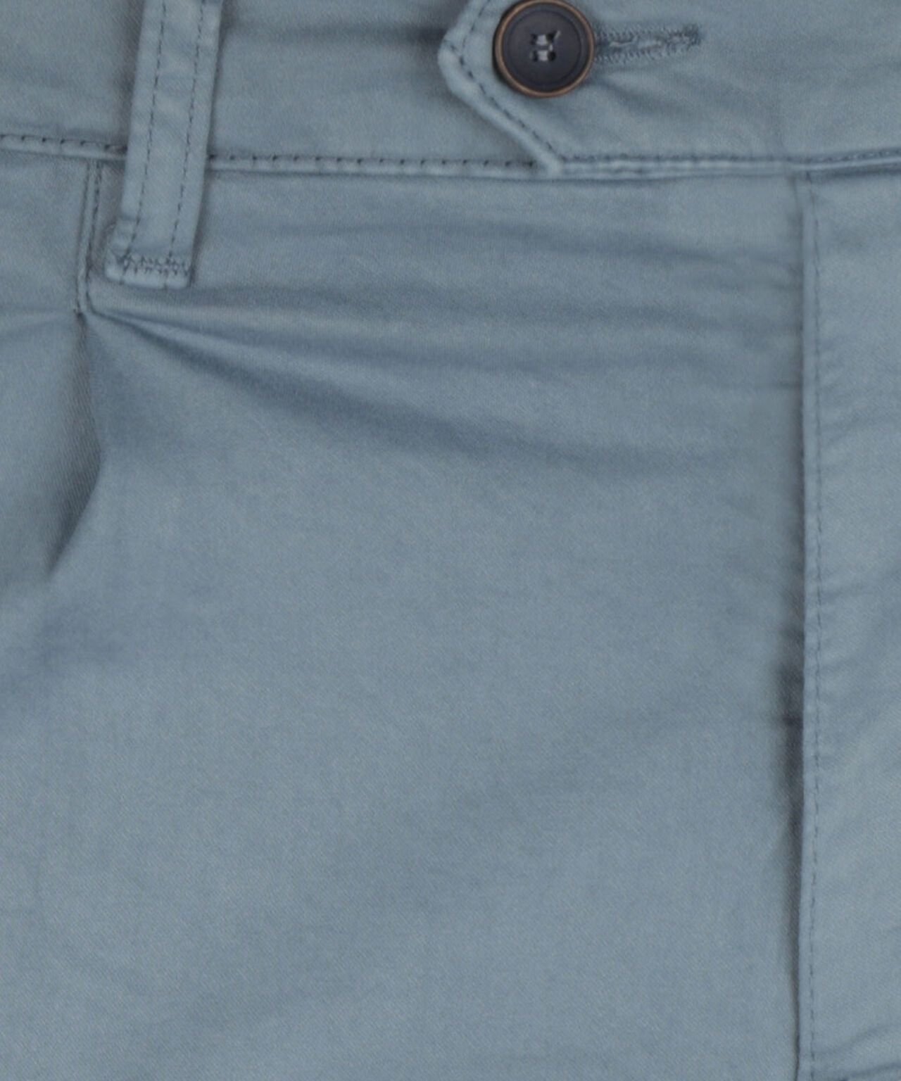 Boston-Hose mit Bundfalten und Umschlag | Blau