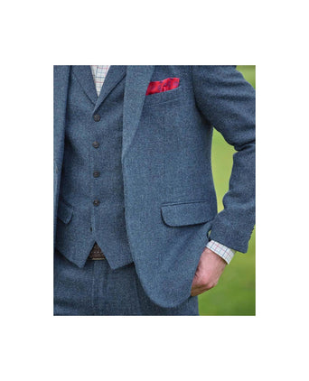 Harris Tweed Colbert | Blauw
