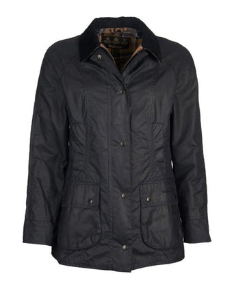 Barbour Classic Beadnell Wax Jacket Dames | Navy Blauw