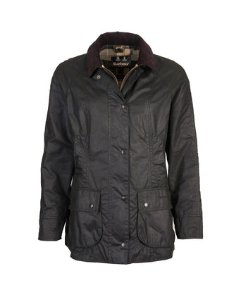 Barbour Classic Beadnell Wax Jacket Dames | Sage