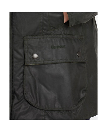 Barbour Classic Beadnell Wax Jacket Dames | Sage