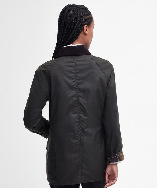 Barbour Classic Beadnell Wax Jacket Dames | Olive