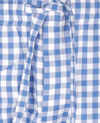 Pyjamabroek lang katoen | Blauw