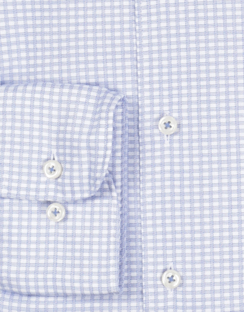 Overhemd katoen button down | Blauw