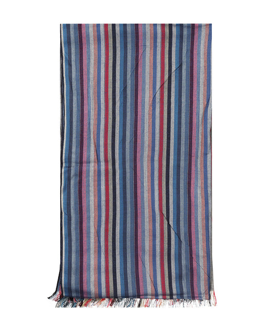 Streep sjaal | Blauw Multi Streep