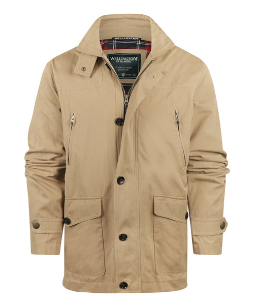 Halflange jas Renfield | Bruin