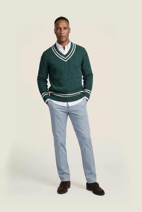 Cricket Pullover v-hals | Groen