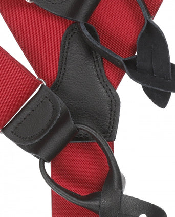 Bretels met patten | Rood