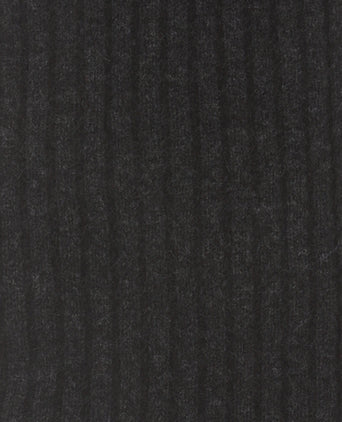 Rib Sjaal merinowol mix 165X16 | Antraciet Grijs