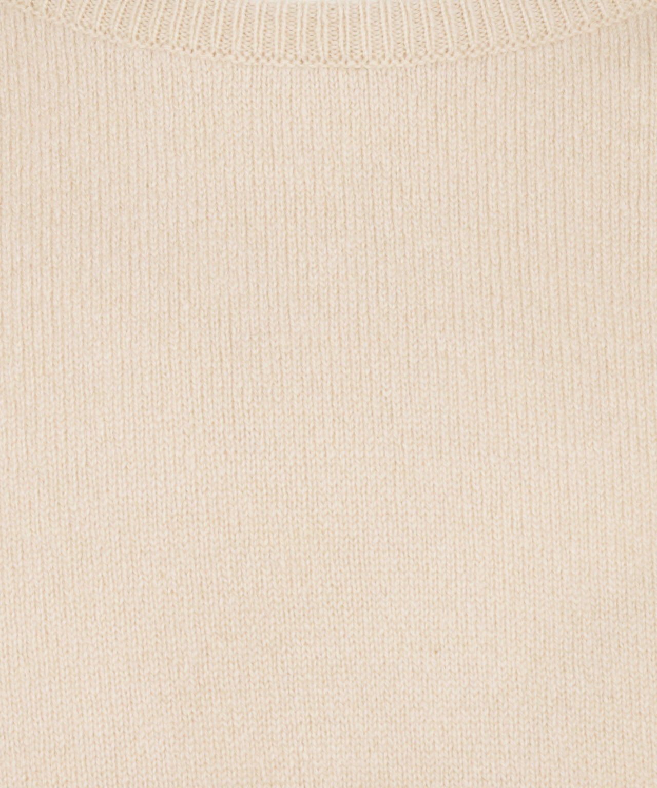 William Lockie Rundhalspullover aus Lammwolle *im Angebot* | Beige