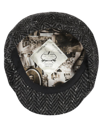 Tweed Ballon Cap | Grijs