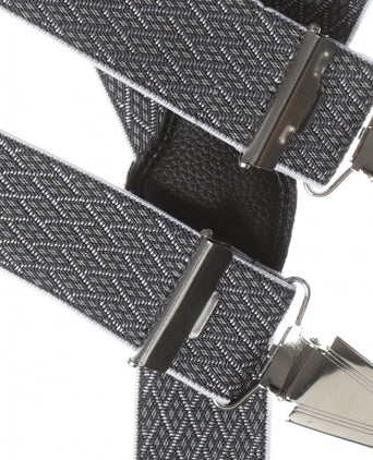 Design bretels met clips | Grijs