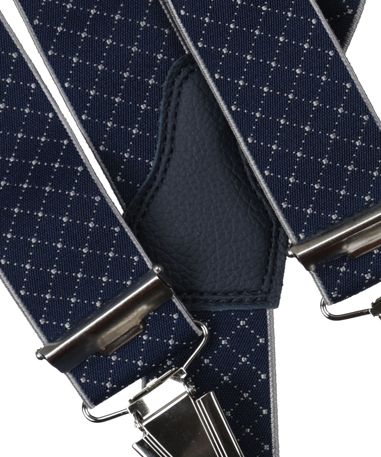 Designer-Hosenträger mit Clips | Blau