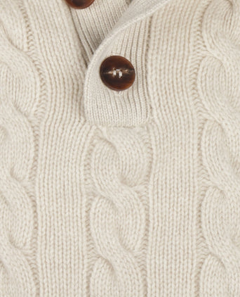 Pullover polo cashmere merino wol | Beige