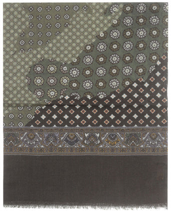 Sjaal Wol 70X180 | Bruin