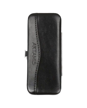 Manicureset in etui | Zwart