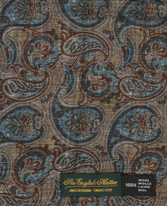 Dunne wollen sjaal | Bruin