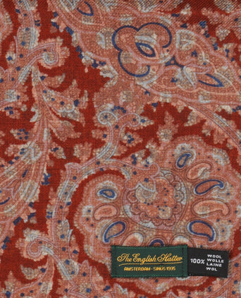 Dunne wollen sjaal | Rood