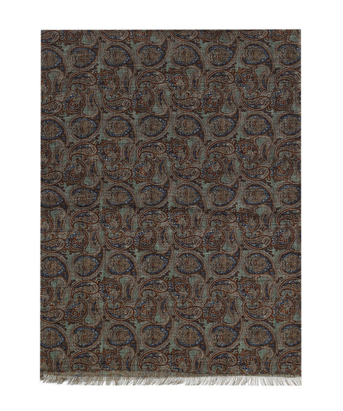 Dunne wollen sjaal | Groen