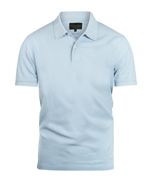 Polo piqué korte mouw | Blauw