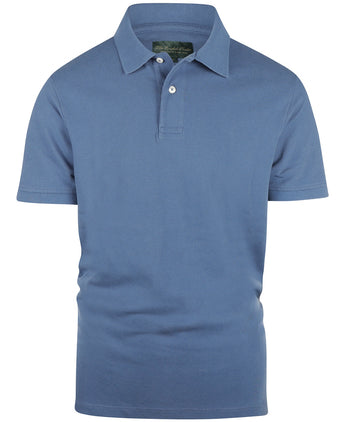 Polo piqué korte mouw | Blauw
